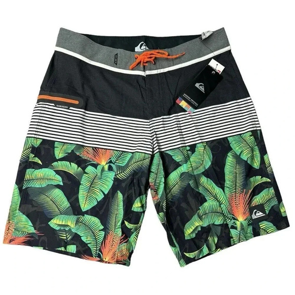 Quiksilver Hawaii SURF BOARD SHORTS Division Remix Dry Flight size 32 - Picture 1 of 16